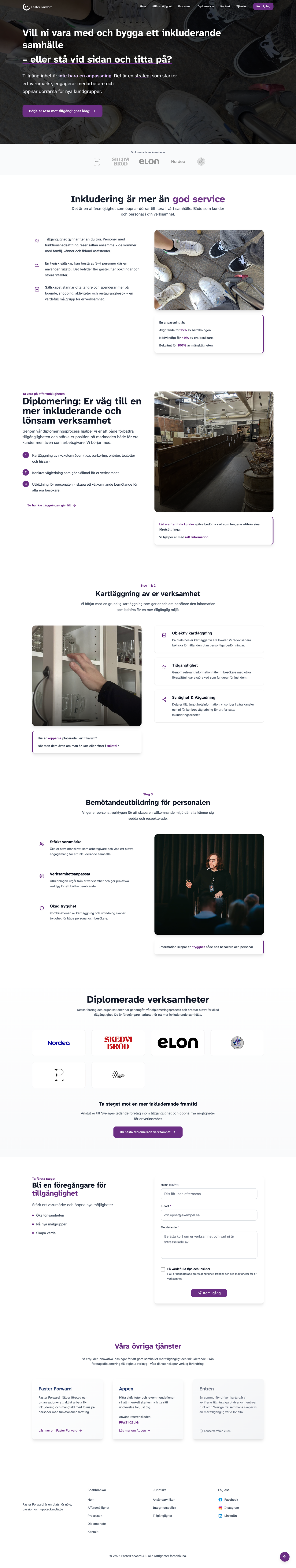 Diplomering – hemsida