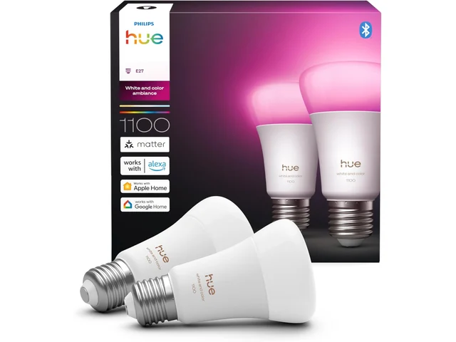 Philips Hue E27-lampa (2-pack)